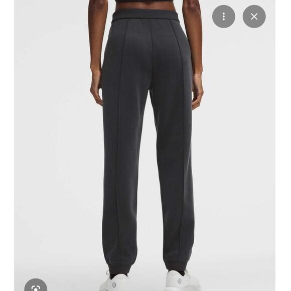 Lululemon Softstreme Classic Fit High-Rise Joggers Pants Women Medium Black Gray - Picture 2 of 12